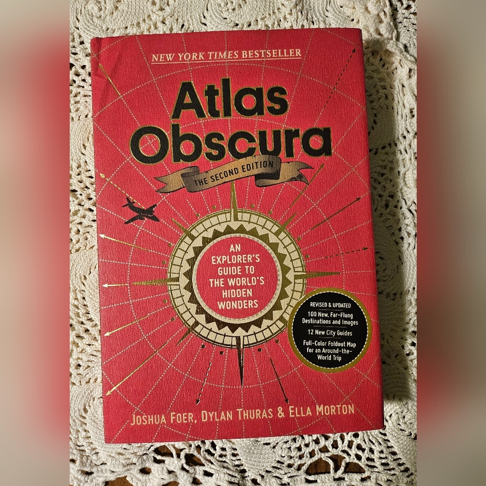 Atlas Obscura Hardcover Travel Encyclopedia Oddity Book